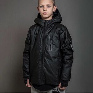 Sz 4-5 kids Nununu waterproof coated jacket